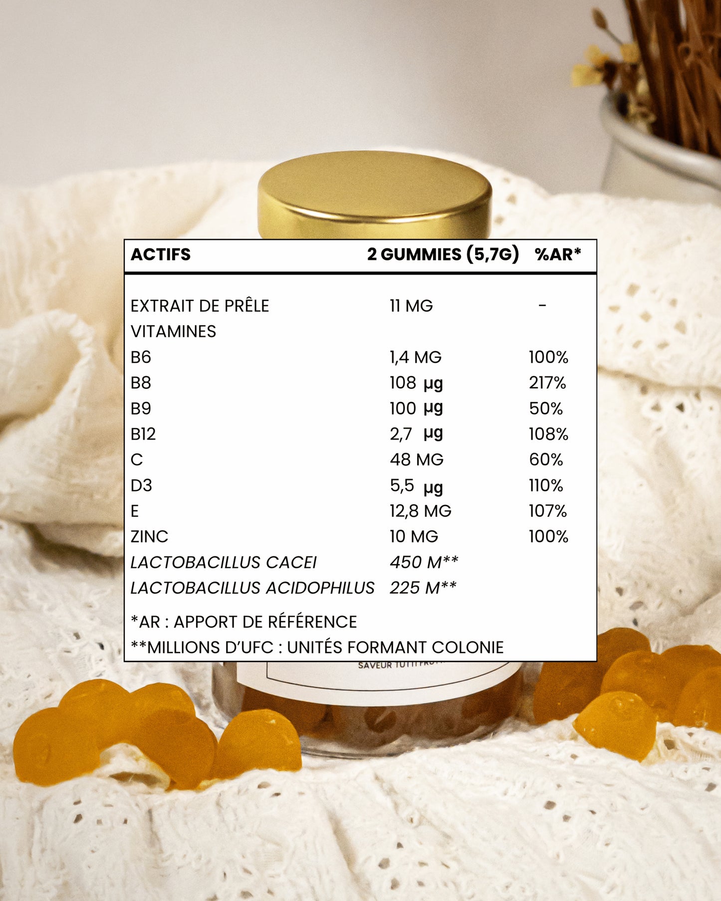 Fortificateur Capillaire - Gummies à croquer